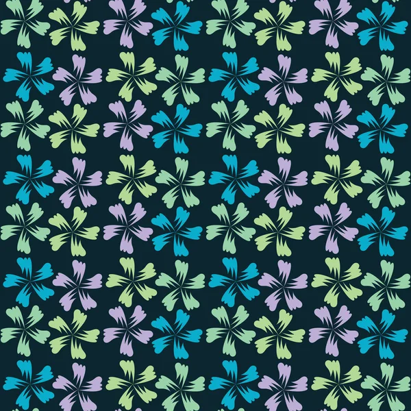 Mignon motif abstrait sans couture. Fond floral vectoriel. Imprimer — Image vectorielle