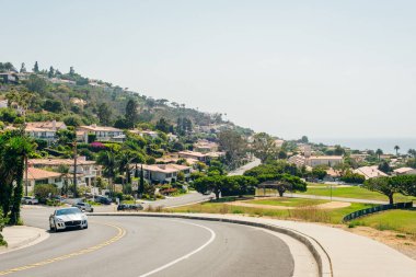 Usa, Los Angeles - Haziran, 2019 Palos Verdes Hava Görüntüsü