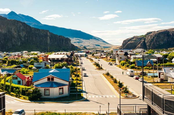 El Chalten, small mountain village in Southern Patagonia, Argentina - august, 2019 — Stock Photo, Image