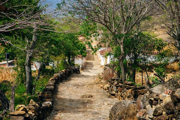 Sendero Camino Real de Barichara a Guane — Foto de Stock