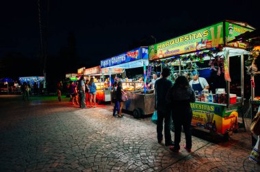 Park de las Palapas, Cancun, Mexico - Haziran, 2019 Kare Atlıkarınca