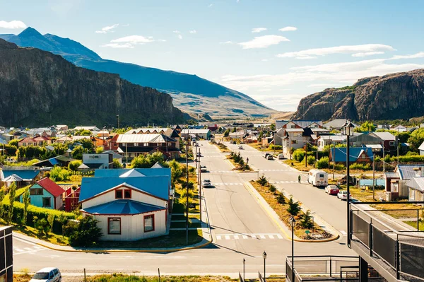 El Chalten, mic sat montan din sudul Patagoniei, Argentina - august, 2019 — Fotografie, imagine de stoc