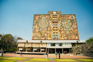 Universidad Nacional Otonom de Mexico Unam Merkez Üniversitesi Şehir Kampüsü Unesco Dünya Mirası Bölgesi