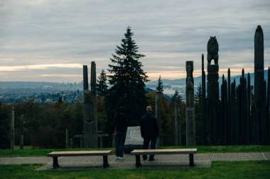 Burnaby Dağı Totem direği Vancouver, Kanada