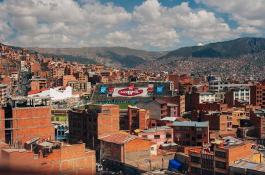 La Paz, Bolivya - Mayıs 2019 S Caddesi, La Paz, Bolivya.