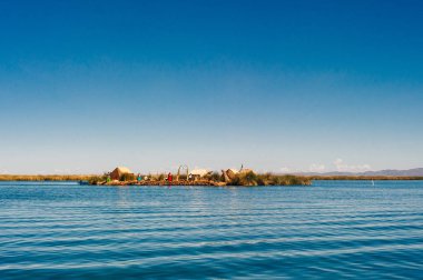 Peru, Titicaca Gölü 'ndeki Titino Yüzen Adaları