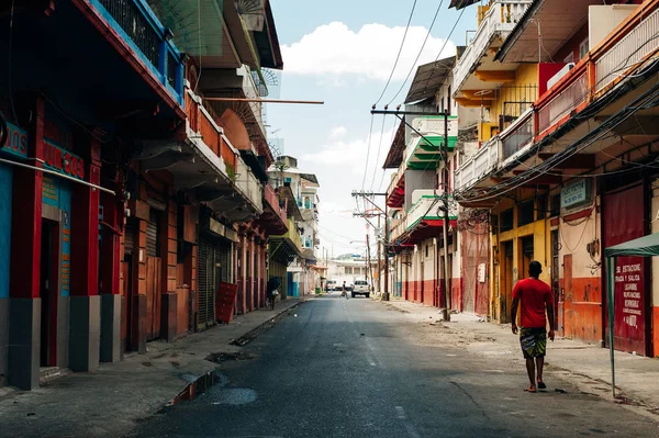 Panama city, panama - juni 2019. alte gebäude im alten teil panamas — Stockfoto