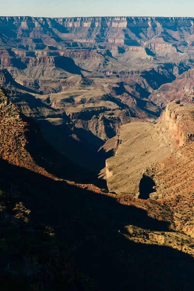 Uitzicht over de Grand Canyon vanaf de zuidelijke rand — Stockfoto