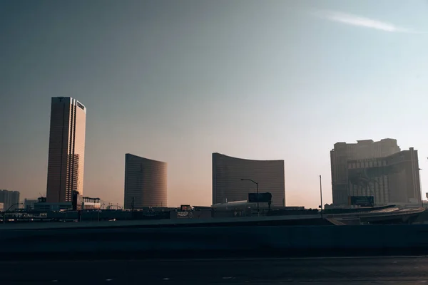 USA, Nevada, Las Vegas - dicembre 2019. Un panorama dei casinò skyline, alberghi — Foto Stock