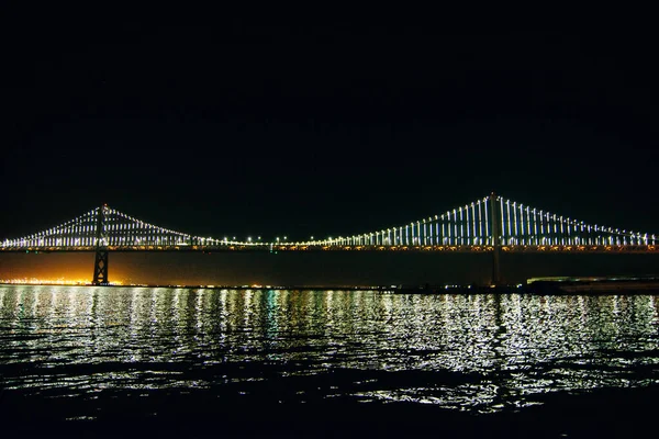 EUA, São Francisco - dezembro de 2019 Oakland Bay Bridge — Fotografia de Stock