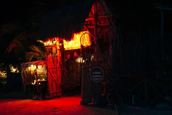 Bar para turistas en la isla holbox, México —  Fotos de Stock