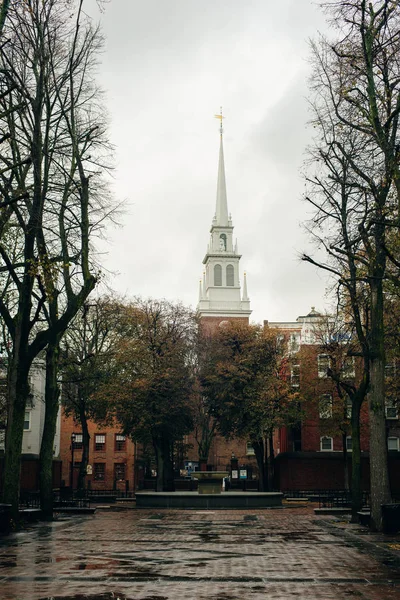 BOSTON, USA - Novembre, 2019 Old North Church - Boston, Massachusetts — Foto Stock