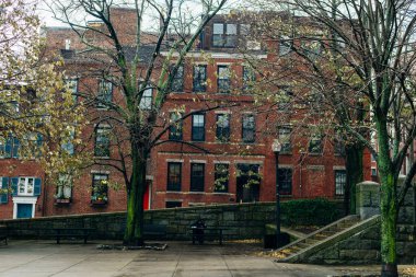 Boston, Usa - Ekim 2019 Boston 'da Küçük İtalya