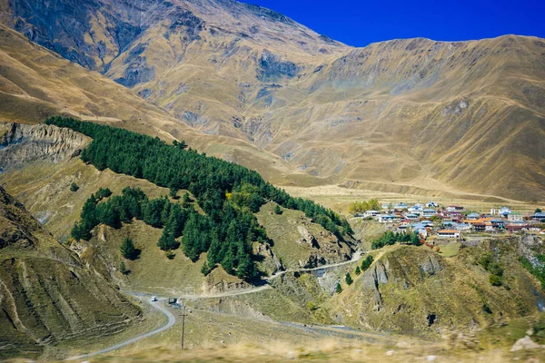 Georgische Militärstraße Verläuft Zwischen Tiflis Und Wladikaz — Stockfoto