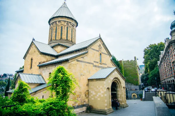 Catedral Svetitskhoveli Perto Tbilisi Mtskheta Geórgia Setembro 2019 — Fotografia de Stock