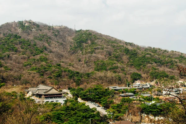 ソウル市内の住宅地の空撮 ソンブク洞 — ストック写真