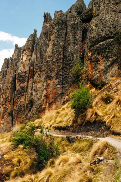 Formações Rochosas Místicas Cumbemayo Cajamarca Peru — Fotografia de Stock