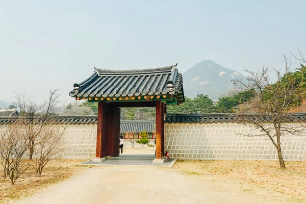 Gyeongbokgung Palace Seul City Coreia Sul Setembro 2019 — Fotografia de Stock