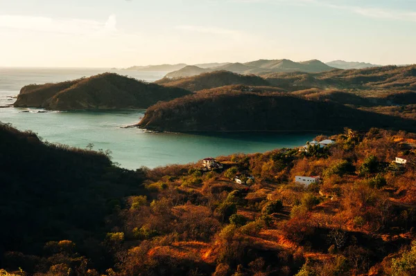 Colorida Vista Panorámica Bahía San Juan Del Sur Nicaragua —  Fotos de Stock