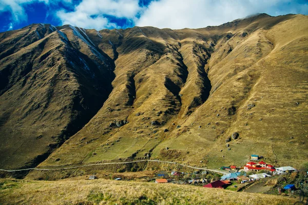 Bunte Herbstlandschaft Den Bergen Des Kaukasus Georgien Europa — Stockfoto