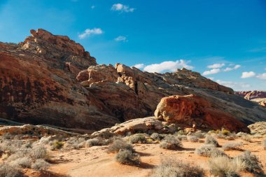 Yangın Kanyonu Silika Kubbesi 'nin panoramik görüntüsü..