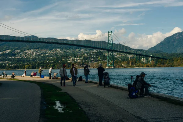 Vancouver Maggio 2019 Vancouver Canada Ponte Sospeso Del Cancello Dei — Foto Stock