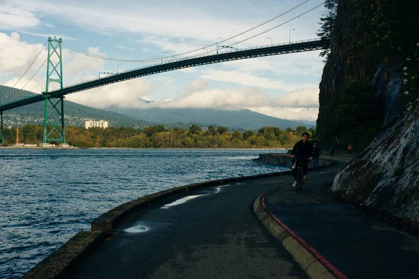 Vancouver Mayo 2019 Vancouver Canadá Puente Colgante Lions Gate Vancouver — Foto de Stock