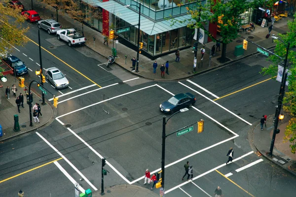 Ванкувер Канада Вид Центр Города Большом Мегаполисе — стоковое фото