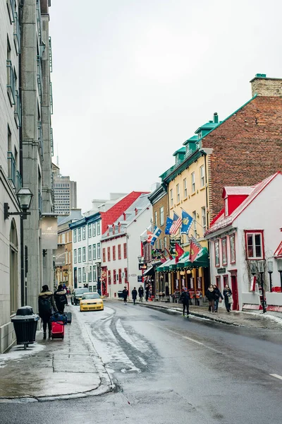 Quebec City Kanada Dezember 2019 Die Antike Architektur Von Quebec — Stockfoto