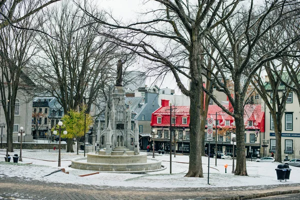 Quebec City Canada Dec 2019魁北克城的古老建筑 — 图库照片