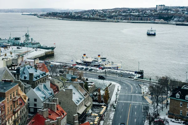 Quebec City Canada Dec 2019 Oude Architectuur Van Quebec City — Stockfoto