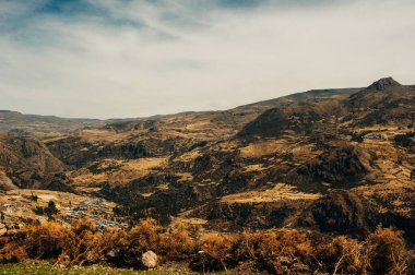 Peru 'daki resimli dağlar. Peru Dağları, Kolka Vadisi