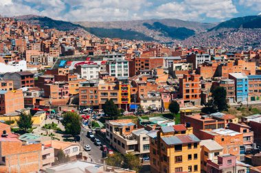 La Paz Bolivya - 08 Mayıs 2019 La Paz Merkezi.