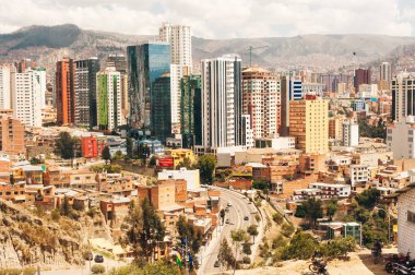 La Paz Bolivya - 08 Mayıs 2019 La Paz Merkezi