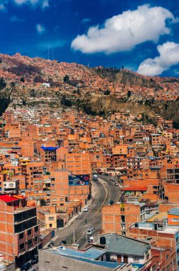 La Paz Bolivya - 08 Mayıs 2019 La Paz Merkezi