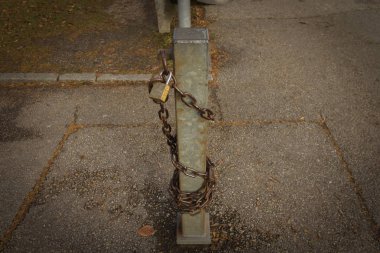 Demir zinciri Lock, sınırların kontrolü