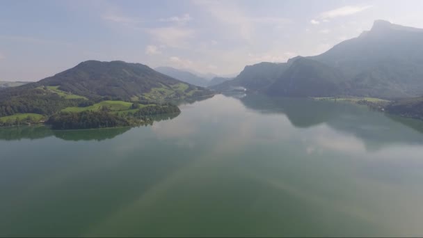 Widok z lotu ptaka, austria — Wideo stockowe