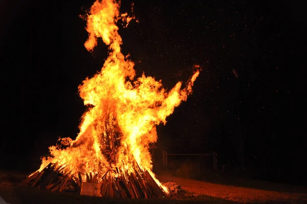 Brand, gevaar, brandweerman — Stockfoto