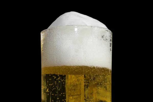 Cold beer in frosty glas, biergarten — ストック写真