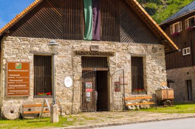 Boeckstein, Salzburg Avusturya - 09 Haziran 2017: eski altın madenciliği mu