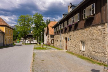 Boeckstein, Salzburg Avusturya - 09 Haziran 2017: eski altın madenciliği mu