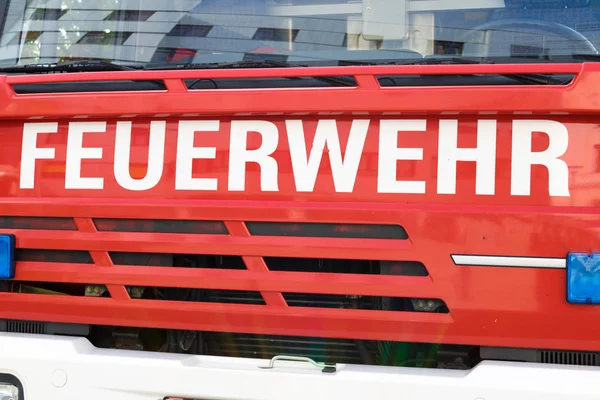 Wóz strażacki, austria — Zdjęcie stockowe