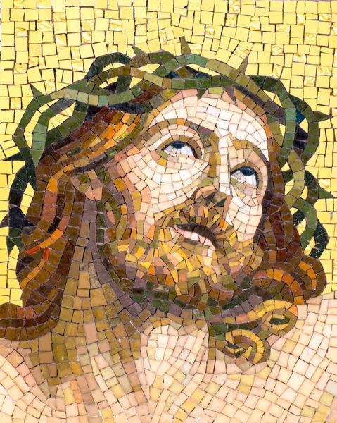 Мозаика Иисуса Христа . — стоковое фото
