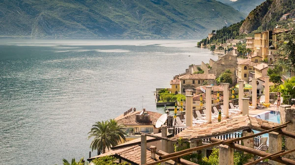 Limone sul Garda, İtalya için eski limon ev.