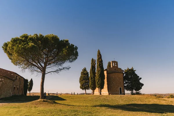 Vew del paisaje montañoso en Toscana . —  Fotos de Stock