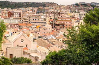 Görünüm Cagliari, Sardunya, İtalya.