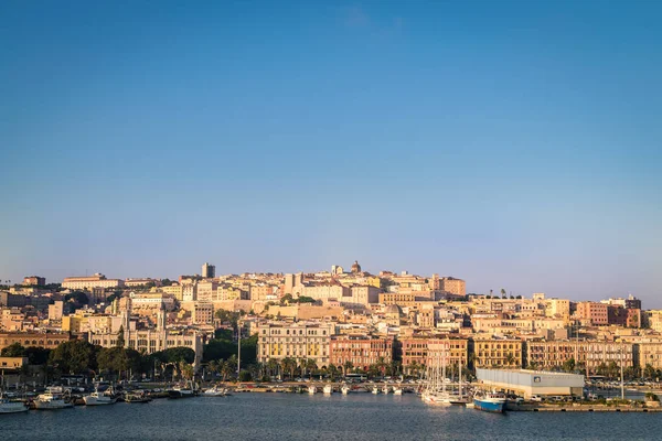 Weergave van Cagliari, Sardinië, Italië. — Stockfoto