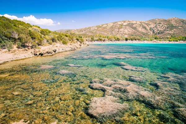 Tuerredda, одного з найкрасивіших пляжів на Сардинії. — стокове фото