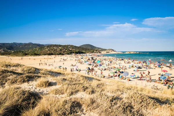 The wonderful beaches of bay Chia, Sardinia, Italy. — Stock Photo, Image