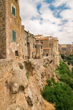 Pitigliano, bir kasaba bir tüf kayaya inşa çoğu beau biridir